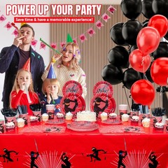 Ninja Birthday Party Decorations Set – 202-Piece Ninja Party Supplies Serves 25