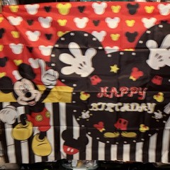 Mickey Mouse Party Decorations Plates Napkins Banner Cake Cupcake Topper Balloon