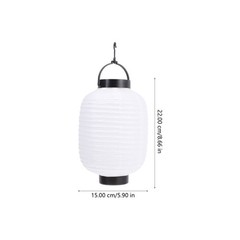 3 Count Japanese Style Hanging Lantern Foldable Handheld Chinese