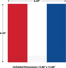 Red, White & Blue Luncheon Napkins