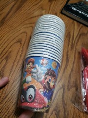 Super Mario Bros Party Supplies for Kids Birthday Party 92 PC Set Plates Napkins