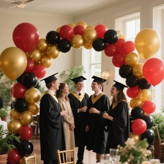 412Pcs Red Black Gold Balloons Arch kit,18 12 10 5 Inch Different Size Latex …