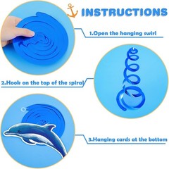 Durable 24 Pcs Ocean Party Hanging Swirls – Perfect for Summer Celebrations