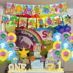 Super Simple Song Birthday Party Decorations,Super Simple Song Party Supplies In