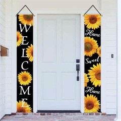 Sunflower Decor – Sunflower Porch Sign Banners – Home Decor for Outside Yard