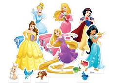 Disney Princess Official Table Top Cardboard Cutouts Party Pack of 10