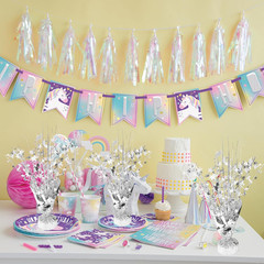 6 Pcs Metallic Foil Star Burst Table Centerpieces Patriotic Decoration for Weddi