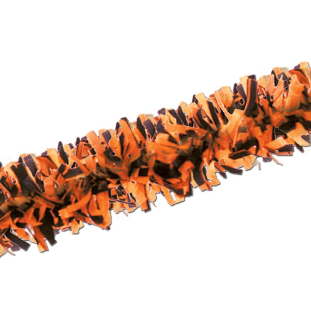 Beistle Orange and Black Art-Tissue Festooning – General Occasion | Party