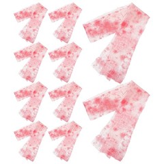 10Pcs Durable Bloody Gauze Rolls Red Cloth for Halloween Party and Costume Use