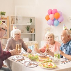 50 Guests 90th Birthday Decorations for Women, Rose Gold 90th Birthday Plates…
