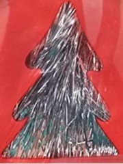 Silver Tinsel for Christmas Tree – 18 Inches – 1000 Strands – icicles