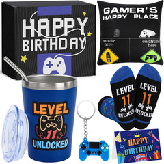 11 Year Old Boy Birthday Gift Ideas, Funny Gamer Birthday Gift Set for 11th Boys