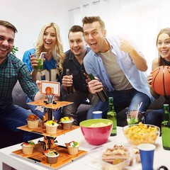 Basketball Party Decorations Cupcake Stand Sports Theme Birthday Favors