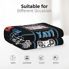Funny Printed Flannel Throw Blanket – Best 16th Birthday Gift for Boys 60×50”