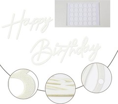 Happy Birthday Sign for Backdrop – Felt Happy Birthday Sign for Balloon Arch …