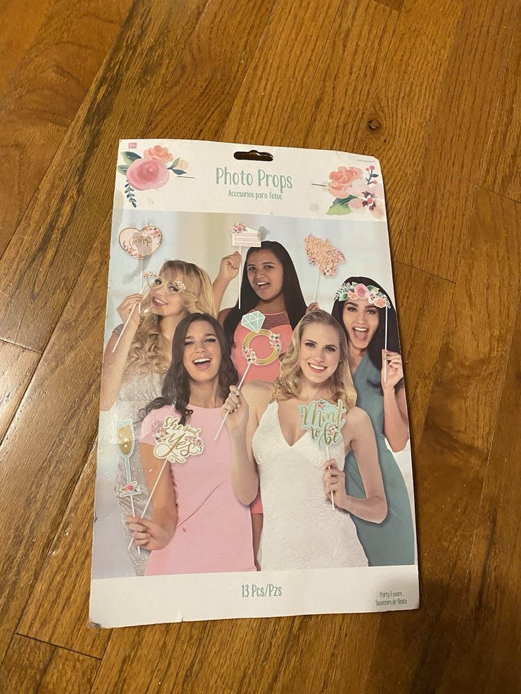 Mint To Be Wedding Engagement Bridal 13ct. Photo Booth Props Party Supply New