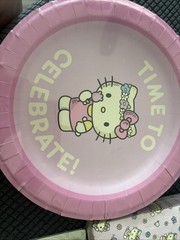 Hello Kitty Birthday Party Decorations 58pc Plates Napkins banner cake banner