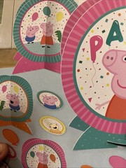 Peppa Pig Confetti Party Table Decorating Kit Girls Birthday Party Centerpiece