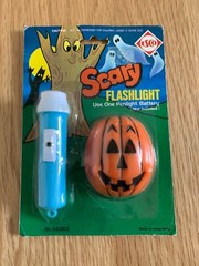 New Sealed ESCO Scary Halloween Flashlight – 1970’s -🕹️Retro Gift Idea🕹️