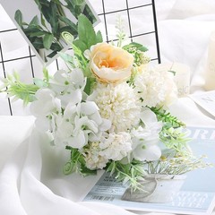 1PC Artificial Flowers Wedding Home Bedroom Decoration Bridal Bouquet Silk Rose
