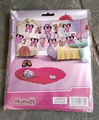 Minnie Mouse 1st Birthday Decorating Kit Balloons Banner More Baby Girl Lot