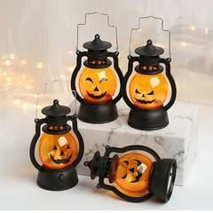 Halloween Pumpkin Lanterns Hanging LED Lights Lamp Spooky Decorations for Home