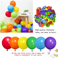 Rainbow Balloon Arch Kit 111Pcs 18 12 5 Inch Latex Colorful Party Balloons Ga…
