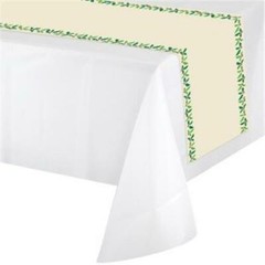 Holiday Holly Non-Woven Fabric Table Runner Christmas Winter Decoration