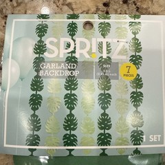 Spritz Party Bundle Of Garland Backdrop 4 Sets. Each Holds 7pcs = 28pcs New