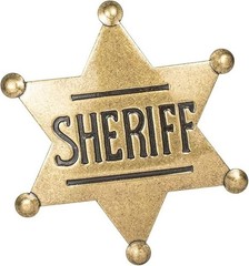 Metal Sheriff Badges for Kids and Adults – Cowboy Party Decoration