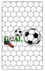 60 Sports Soccer Miniature Candy Bar Wrapper, Mini Candy Bar Stickers