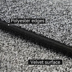 AREDO Runner Rug with Non Slip Rubber Backing, 6′ x 2′ (Runner), Black