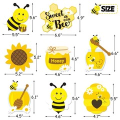 45PCS Honey Bumble Bee Hanging Swirl Decoration Ceiling Streamers for Themed …