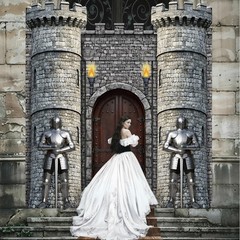 4 Pcs Medieval Door Decorations Set Knight Castle Door Covers Stone Tower Cas…