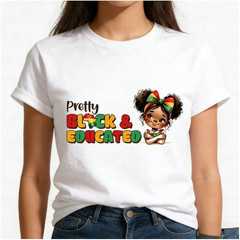 Black History Month Iron-On Transfers Stickers, 5 PCS African American February