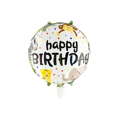 Lion Jungle Animals Happy Birthday Balloon Party Decoration Set Kids