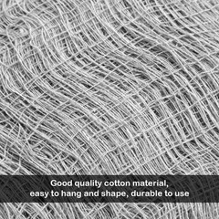Spooky Halloween Fabric Grey Cloth for Creepy Window Decoration Decorations