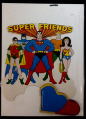 Super Friends Party Centerpiece 1976 Wonder Woman Superman Batman Robin Aquaman