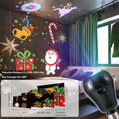 Christmas Projector Lights Outdoor LED Snowflake Projector Lights 2025 Upgraded