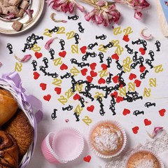 Im Feeling 22 Glitter Happy 22nd Birthday Table Confetti Sign Paper 120 PCS