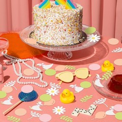 One Silly Goose Confetti – 300Pcs One Silly Goose Table Confetti Decoration G