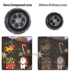 Christmas Projector Lights Outdoor LED Snowflake Projector Lights 2025 Upgraded