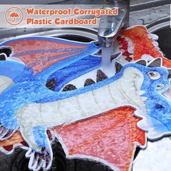 Dragon Party Decorations Yard Sign Dinosaur Birthday Outdoor Garden Sign
