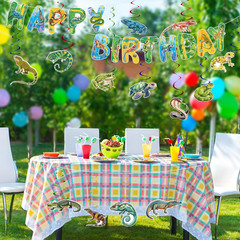 Reptile Birthday Party Decorations Reptile Swamp Happy Birthday Banner and 15 Pc