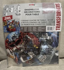 Transformers 3 Table Centerpieces + 20 Confetti Pieces Birthday Party Decor Newp