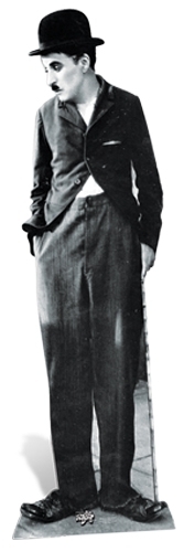 Charlie Chaplin Hollywood Celebrity Cardboard Cutout Party Fun Figure 177cm Tall
