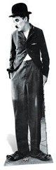 Charlie Chaplin Hollywood Celebrity Cardboard Cutout Party Fun Figure 177cm Tall