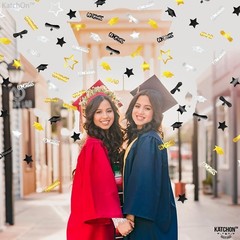 Graduation Decorations 2026 – Pack of 1000, Black and Gold Congrats Grad Grad…