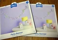 Lot Of (2) Spritz Party Banners “Excuse To Eat Cake” New 6ft
