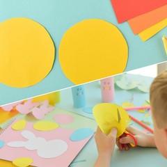 30 PCS 8 Inch Red Circle Paper Cutouts 200gsm Cardstock Classroom Wall Decor